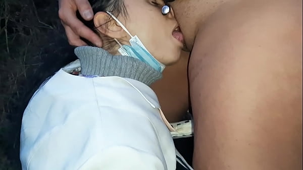 Fucked and cum in the mouth of a nurse in a public place – Lesbian Illusion Girls